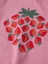 Mädchen T-Shirt mit Erdbeeren-Brustprint 3