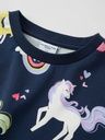 Mädchen Langarmshirt mit Einhorn-Print 2