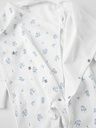 Baby-Strampler geknöpft Blümchen-Print 4