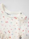 Langärmliges Baby-Kleid mit Blumen 2