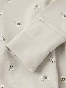 Baby-Langarm-Wickelbody verlängerbar Bienen-Print 2