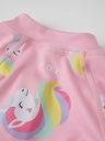 Mädchen UV-Langarm-Badeshirt Einhorn-Print 4