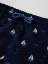 Badeshorts für Jungen mit Segelbooten-Print 3