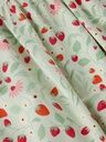 Kurzarm-Mädchenkleid mit Erdbeeren-Print 5