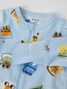 Baby-Pyjama Reisverschluss Frühstück-Print 2