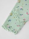 Gerippte Baby-Leggings mit Blumen-Print 3