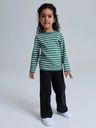 Gestreiftes Kinder-Langarmshirt Bio-Baumwolle 2