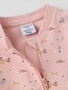 Geblümte Baby-Sweatjacke mit Volants 2