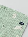 Gerippte Baby-Hose mit Hasenmotiv 2