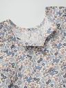 Langärmliges Mädchenkleid mit Blumenmuster 2