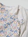 Baby-Wickelbody mit Blumenmotiv 2