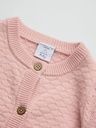 Baby-Feinstrick-Cardigan Bio-Baumwolle 2