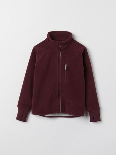 [01-33227.11] Windfleece Jacke einfarbig BREEZE (Bordeaux, 80)