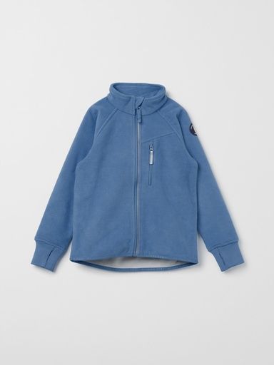 [01-33227.33] Windfleece Jacke einfarbig BREEZE (Blau, 80)