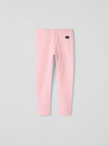 [01-37304.1] Gepunktete Mädchen-Leggings Bio-Baumwolle (98)