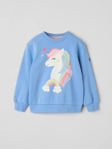 [01-37315.1] Mädchen Pullover mit Einhorn-Motiv (98)