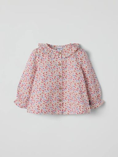 [01-37340.1] Baby-Bluse mit Blumen-Print (74)