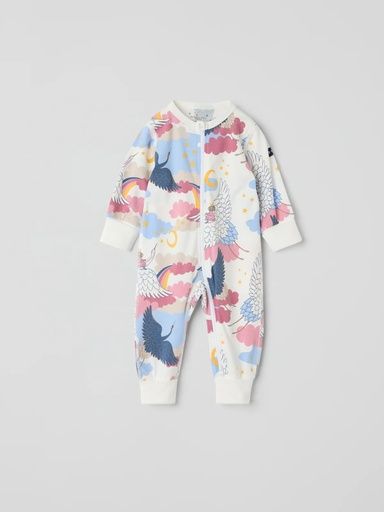 [01-37366.1] Kleinkinder Pyjama mit Reisverschluss Traumwelt (50/56)