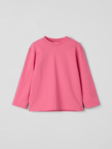 [01-37306.0] Kinder Langarmshirt aus Bio-Baumwolle (Rosa, 92)