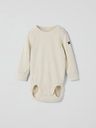 Baby-Langarmbody gerippt, uni