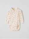 Baby-Wickelbody mit Kirschen-Print