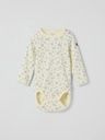Baby-Langarmbody mit Blumen-Print