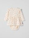 Baby Body-Kleid mit Kirschen-Print
