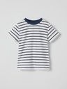 Gestreiftes Kinder T-Shirt aus Bio-Baumwolljersey