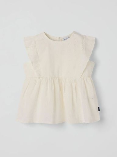 [01-37724.1] Mädchenbluse mit Lochstickereien (104)