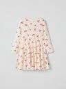 Drehkleid mit Kirschen-Print