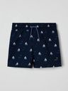 Badeshorts für Jungen mit Segelbooten-Print