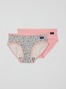 2-Pack Mädchen Unterhosen geblümt