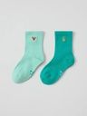 2er-Pack Kindersocken Bio-Baumwolle