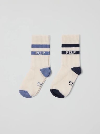 [01-37764.10] 2-Pack Sportsocken (Blau, 34/36)