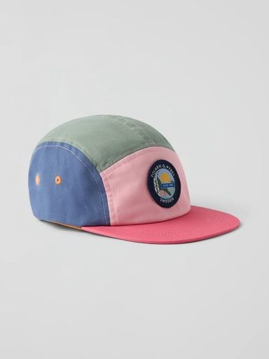 [01-38079.0] Kinder 5-Panel Mütze mit Gummizug Adventure (Rosa, 48/50)