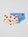 2-Pack Mädchen Hipster-Unterhosen Erdbeeren