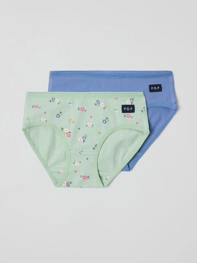 [01-38493.1] 2-Pack Mädchen Unterhosen geblümt (98/104)