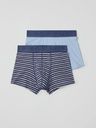 2-Pack Knaben Boxershorts gestreift