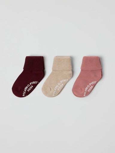 [01-39061.1] 3-er Pack Antirutsch-Socken Bio-Baumwolle (19/21)