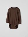 Baby-Langarmbody gerippt, uni
