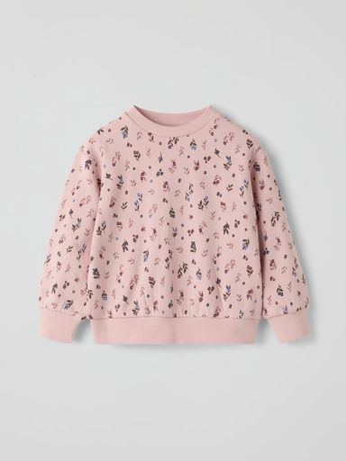 [01-39089.1] Mädchen Pullover mit Blumen-Print (92)