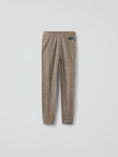 [01-38537.10] Kinder Leggings aus Merinowolle (Braun, 98/104)
