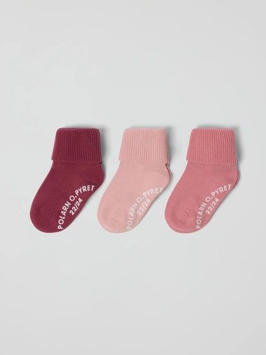 [01-38482.0] 3er-Pack Anti-Rutsch-Kindersocken (Rosa, 22/24)