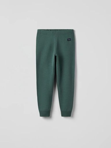[01-38540.10] Kinderhose aus Wollfrottee als 2. Schicht (Dunkelgrün, 98/104)