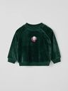 Langärmeliger Baby-Pullover aus Velours